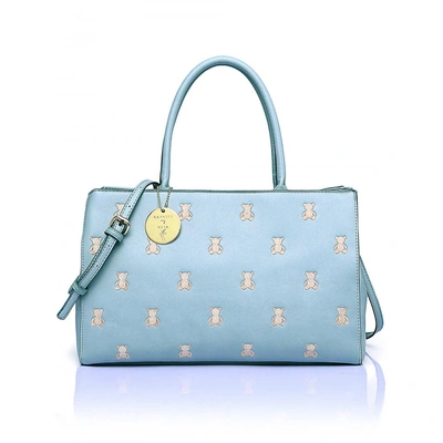 Sylvia Satchel Large Soft Blue_1