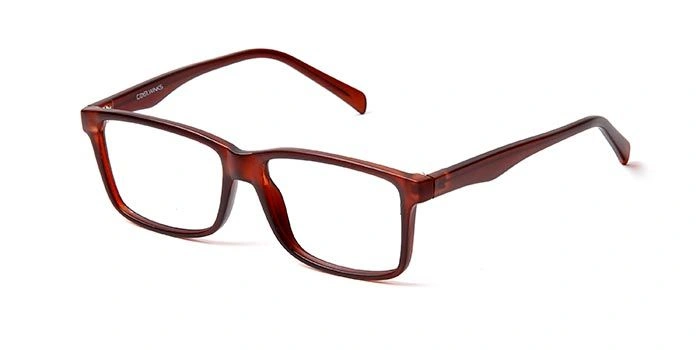 GRAVIATE by Coolwinks E15C5681 Matte Brown Full Frame Retro Square Eyeglasses for Men and Women-BROWN-1