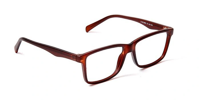 GRAVIATE by Coolwinks E15C5681 Matte Brown Full Frame Retro Square Eyeglasses for Men and Women-BROWN-2