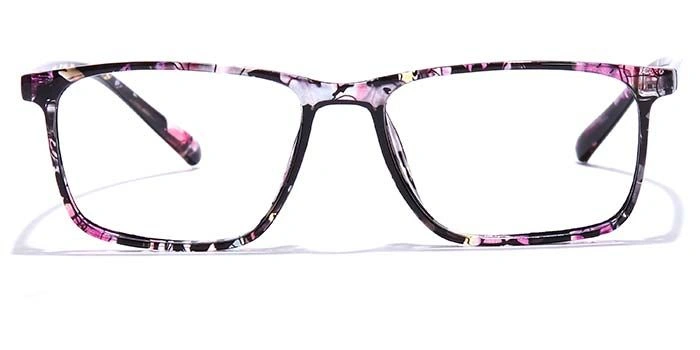 GRAVIATE by Coolwinks E28A7317 Glossy Floral Full Frame Rectangle Eyeglasses for Women-