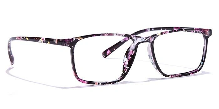 GRAVIATE by Coolwinks E28A7317 Glossy Floral Full Frame Rectangle Eyeglasses for Women-FLORAL-2