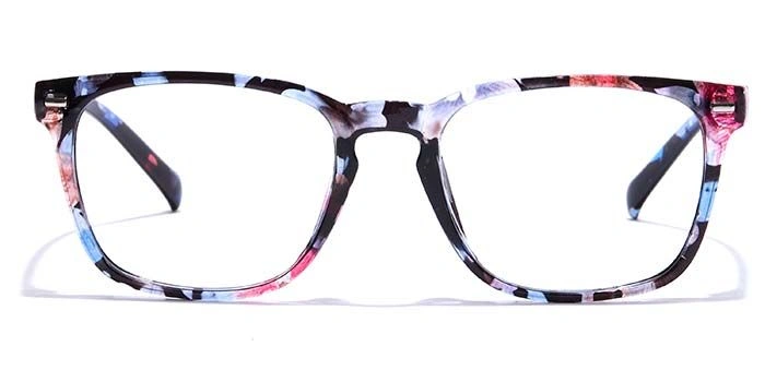 GRAVIATE by Coolwinks E28C7272 Glossy Floral Full Frame Retro Square Eyeglasses for Women-