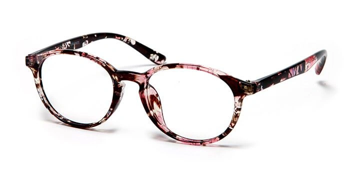 GRAVIATE by Coolwinks E23C3790 Glossy Floral Full Frame Round Computer Glasses for Women-FLORAL-1