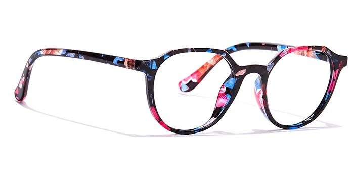 GRAVIATE by Coolwinks E28A6945 Glossy Floral Full Frame Round Eyeglasses for Women-FLORAL-2