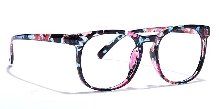 GRAVIATE by Coolwinks E28A7244 Glossy Floral Full Frame Round Eyeglasses for Women-FLORAL-2