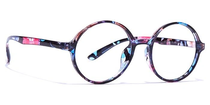 GRAVIATE by Coolwinks E28A7260 Glossy Floral Full Frame Round Eyeglasses for Women-FLORAL-2