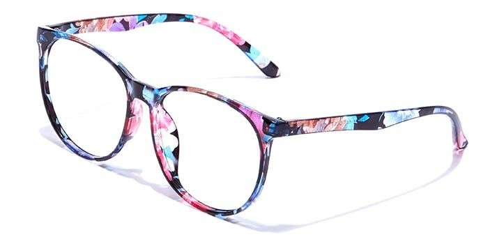 GRAVIATE by Coolwinks E28A7269 Glossy Floral Full Frame Round Eyeglasses for Women-FLORAL-1