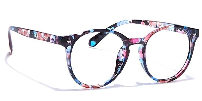 GRAVIATE by Coolwinks E28A7277 Glossy Floral Full Frame Round Eyeglasses for Women-FLORAL-2