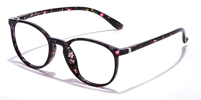 GRAVIATE by Coolwinks E28C6974 Glossy Floral Full Frame Round Eyeglasses for Women-FLORAL-1