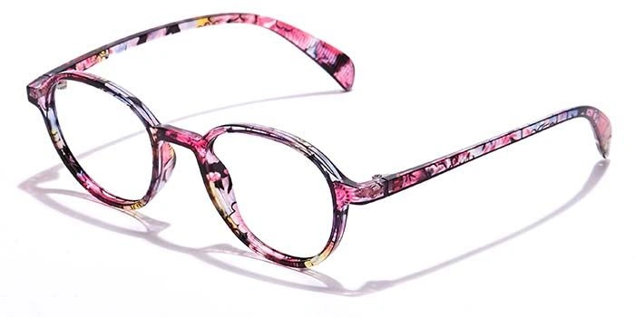 GRAVIATE by Coolwinks E28C7015 Glossy Floral Full Frame Round Eyeglasses for Women-FLORAL-1