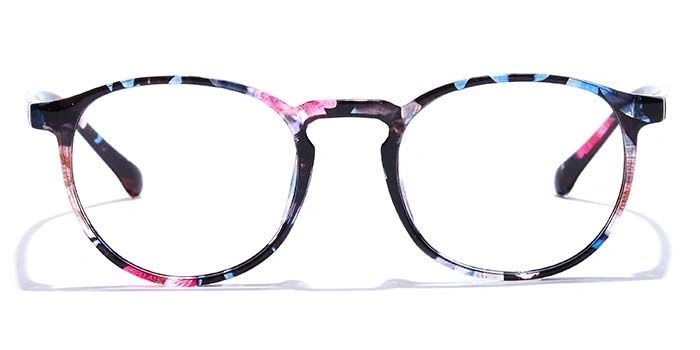 GRAVIATE by Coolwinks E28C7291 Glossy Floral Full Frame Round Eyeglasses for Women-