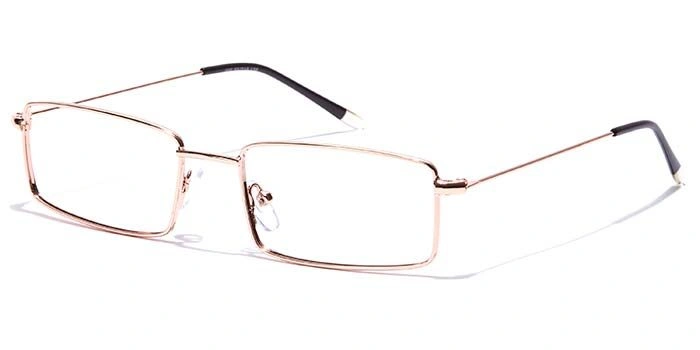 GRAVIATE by Coolwinks E25A7038 Glossy Gold Full Frame Rectangle Eyeglasses for Men and Women-GOLD-1