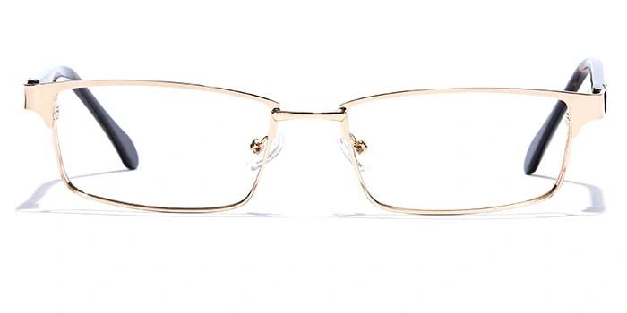 GRAVIATE by Coolwinks E25B6791 Glossy Gold Full Frame Rectangle Eyeglasses for Men and Women-