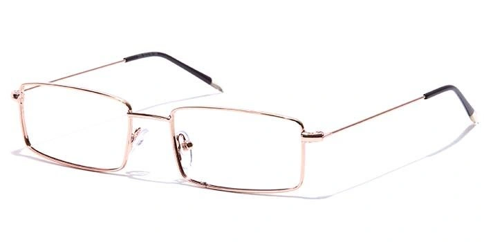 GRAVIATE by Coolwinks E25B7028 Glossy Gold Full Frame Rectangle Eyeglasses for Men and Women-GOLD-1