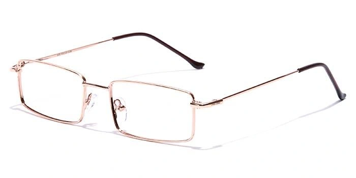 GRAVIATE by Coolwinks E25C7061 Glossy Gold Full Frame Rectangle Eyeglasses for Men and Women-GOLD-1