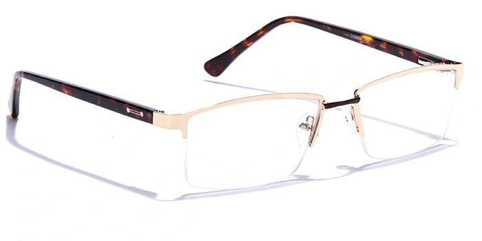 GRAVIATE by Coolwinks E25A6831 Glossy Half Frame Rectangle Eyeglasses for Men and Women-HALF-2