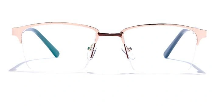 GRAVIATE by Coolwinks E25A6838 Glossy Half Frame Rectangle Eyeglasses for Men and Women-