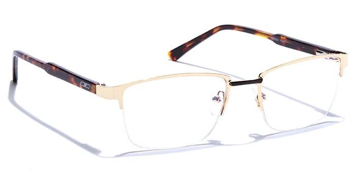 GRAVIATE by Coolwinks E25B6835 Glossy Half Frame Rectangle Eyeglasses for Men and Women-HALF-2