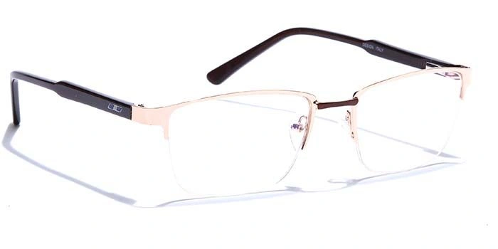 GRAVIATE by Coolwinks E25C6834 Glossy Half Frame Rectangle Eyeglasses for Men and Women-HALF-2