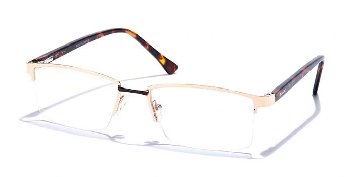 GRAVIATE by Coolwinks E25C6851 Glossy Half Frame Rectangle Eyeglasses for Men and Women-HALF-1