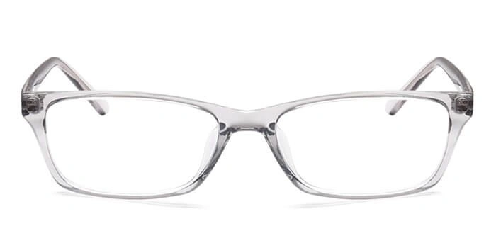 GRAVIATE by Coolwinks E16A6544 Glossy Grey Full Frame Rectangle Eyeglasses for Men and Women-