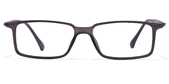 GRAVIATE by Coolwinks E16A7410 Matte Grey Full Frame Rectangle Eyeglasses for Men and Women-