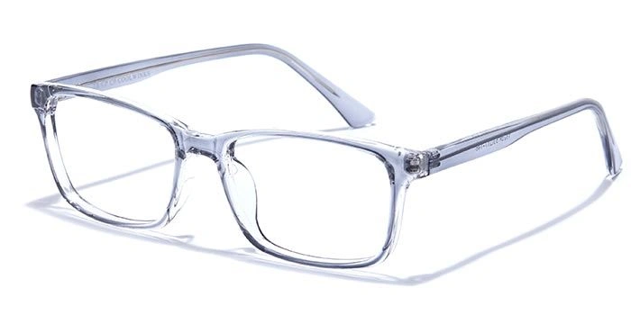 GRAVIATE by Coolwinks E16C6661 Glossy Grey Full Frame Rectangle Eyeglasses for Men and Women-GREY-1