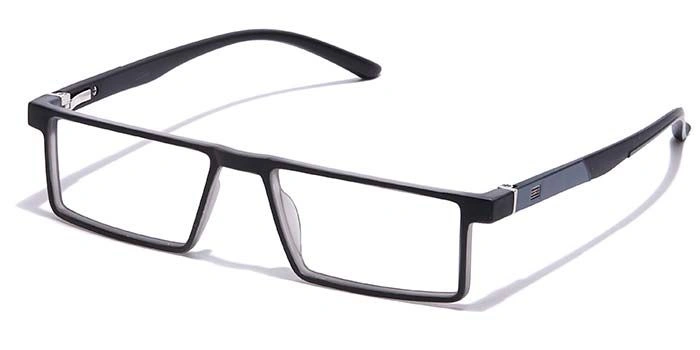 GRAVIATE by Coolwinks E16C7068 Matte Grey Full Frame Rectangle Eyeglasses for Men and Women-GREY-1