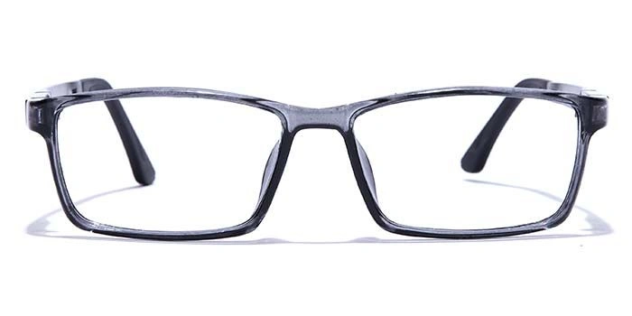 GRAVIATE by Coolwinks E16C7637 Glossy Grey Full Frame Rectangle Eyeglasses for Men and Women-