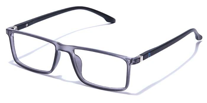 GRAVIATE by Coolwinks E16C7697 Matte Grey Full Frame Rectangle Eyeglasses for Men and Women-GREY-1