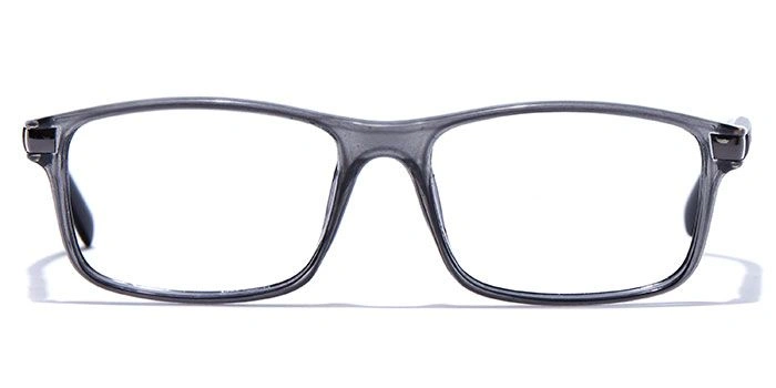 GRAVIATE by Coolwinks E16C7743 Glossy Grey Full Frame Rectangle Eyeglasses for Men and Women-