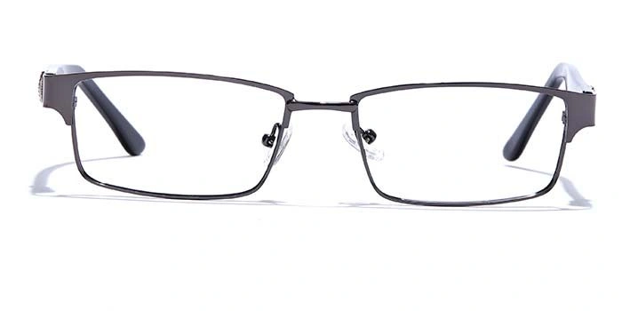 GRAVIATE by Coolwinks E13A6789 Glossy Gunmetal Full Frame Rectangle Eyeglasses for Men and Women-