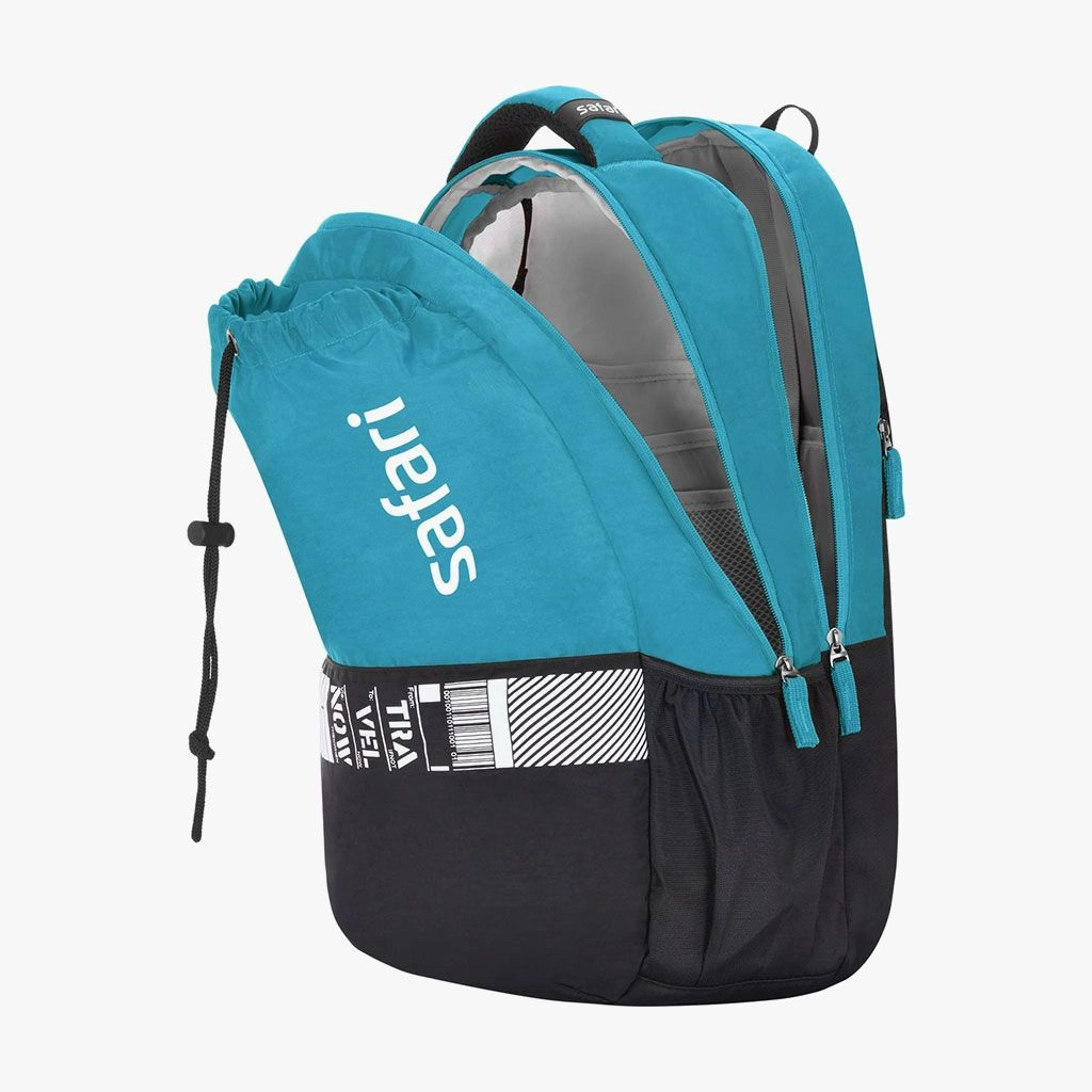 Drawstring 42 Ltrs Aqua Blue-2