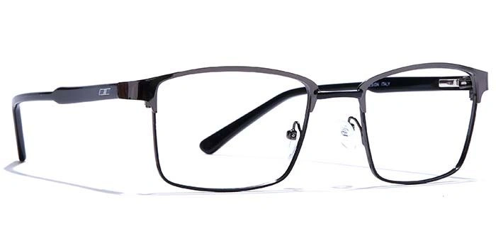 GRAVIATE by Coolwinks E13A6842 Glossy Full Frame Rectangle Eyeglasses for Men and Women-FULL-2