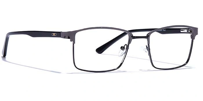 GRAVIATE by Coolwinks E13A6882 Glossy Full Frame Rectangle Eyeglasses for Men and Women-FULL-2