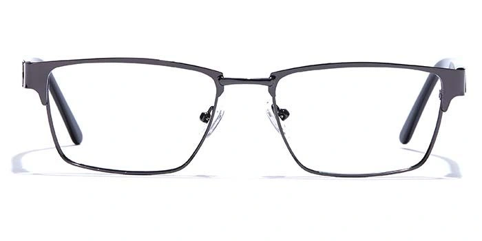 GRAVIATE by Coolwinks E13B6807 Glossy Gunmetal Full Frame Rectangle Eyeglasses for Men and Women-