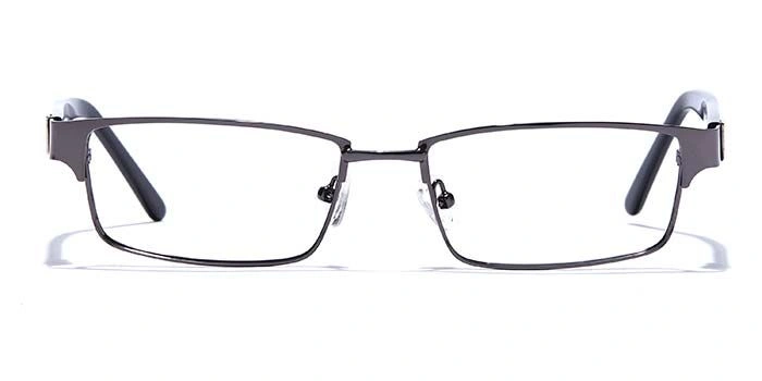 GRAVIATE by Coolwinks E13C6790 Glossy Gunmetal Full Frame Rectangle Eyeglasses for Men and Women-