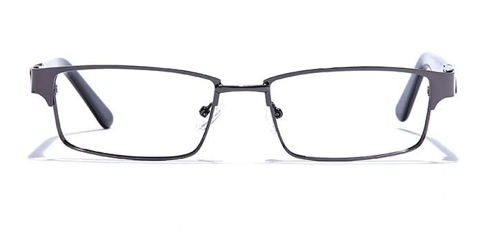 GRAVIATE by Coolwinks E13C6795 Glossy Gunmetal Full Frame Rectangle Eyeglasses for Men and Women-