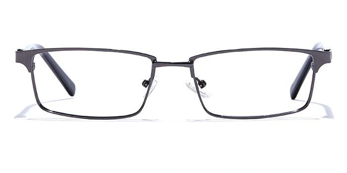 GRAVIATE by Coolwinks E13C6796 Glossy Gunmetal Full Frame Rectangle Eyeglasses for Men and Women-