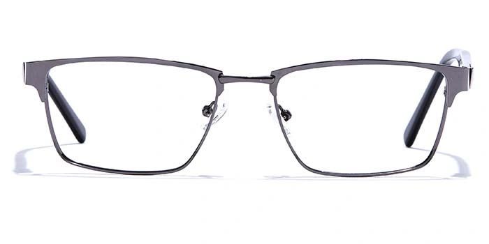 GRAVIATE by Coolwinks E13C6806 Glossy Gunmetal Full Frame Rectangle Eyeglasses for Men and Women-