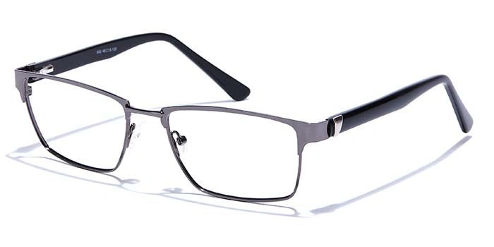 GRAVIATE by Coolwinks E13C6808 Glossy Gunmetal Full Frame Rectangle Eyeglasses for Men and Women-GUNMETAL-1