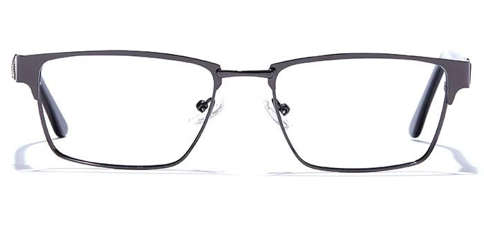 GRAVIATE by Coolwinks E13C6814 Glossy Gunmetal Full Frame Rectangle Eyeglasses for Men and Women-