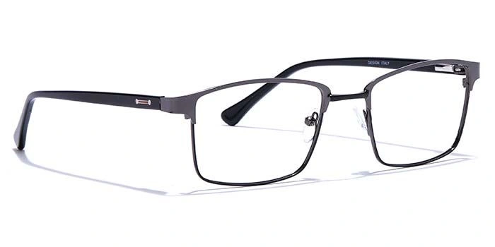 GRAVIATE by Coolwinks E13C6832 Glossy Full Frame Rectangle Eyeglasses for Men and Women-FULL-2