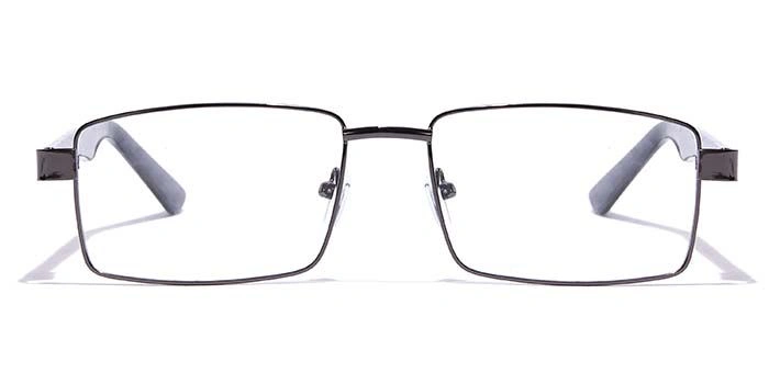 GRAVIATE by Coolwinks E13C7170 Glossy Gunmetal Full Frame Rectangle Eyeglasses for Men and Women-