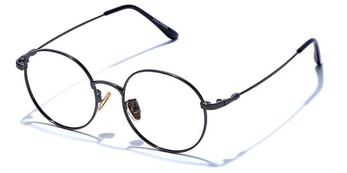 GRAVIATE by Coolwinks E13B6626 Glossy Gunmetal Full Frame Round Eyeglasses for Men and Women-GUNMETAL-1