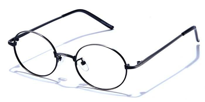 GRAVIATE by Coolwinks E13B6636 Matte Gunmetal Full Frame Round Eyeglasses for Men and Women-GUNMETAL-1