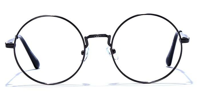 GRAVIATE by Coolwinks E13C6603 Glossy Gunmetal Full Frame Round Eyeglasses for Men and Women-