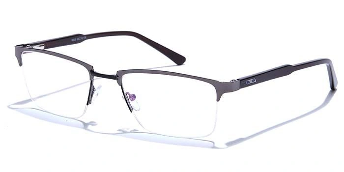 GRAVIATE by Coolwinks E13A6836 Glossy Half Frame Rectangle Eyeglasses for Men and Women-HALF-1