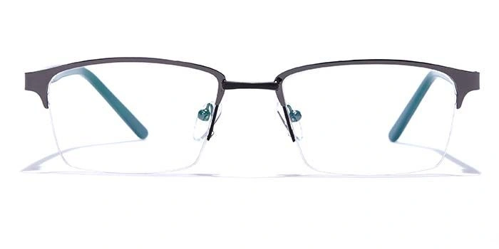 GRAVIATE by Coolwinks E13A6848 Glossy Half Frame Rectangle Eyeglasses for Men and Women-