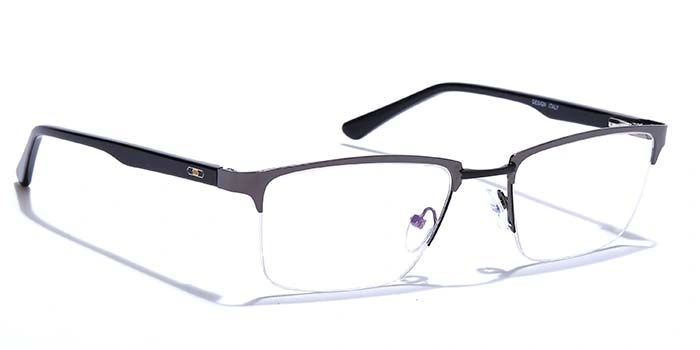 GRAVIATE by Coolwinks E13A6876 Glossy Half Frame Rectangle Eyeglasses for Men and Women-HALF-2